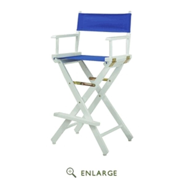 Betterbeds 230-05-021-13 30 in. Directors Chair Honey Oak Frame with Royal Blue Canvas BE4268163 - main